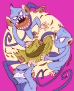 Art Stream 85 Splumonkey.png (1.03 MB) Splumonkeys fighting over a Straw Hat as seen in a drawing from Art Stream # 85.