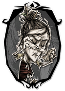 Portaretrato de la skin "Survivor" de Wickerbottom en Don't Starve Together.