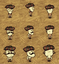 Wolfgang wearing a Tam o' Shanter.