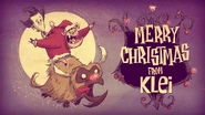 A Pig as seen on the Christmas 2015 poster.