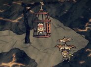 Woodlegs' Cage found in the Volcano.