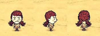Wigfrid wearing a Blubber Suit.