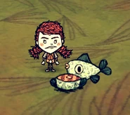 Neon Quattro on ground.png (295キロバイト) Wigfrid standing next to a Neon Quattro and a Cooked Neon Quattro on the ground.