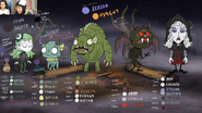 Color chart for characters from short film "Don't Starve Together: The Monster Marsh" from Rhymes With Play #263.