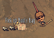 Booty Bag drop with an X Marks the Spot Treasure