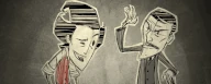 Animation of Wilson and Maxwell having a slap-fight found after solving a puzzle made by Klei for DST's development.