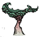 一颗被采摘的聪明芽。