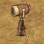 A Spotlight that is not powered by a Generator.