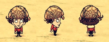 Wheeler wearing a Brain of Thought.