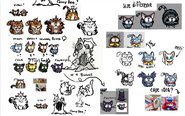 Kitcoons Concept Art from Rhymes With Play Dev Cast - Year of the Catcoon