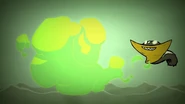 A Stink Ray spraying gas, as seen in the Shipwrecked trailer. The mouth is shown on the underbelly, and so is where the Poison Gas Cloud is fired.