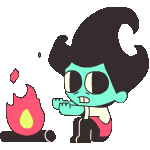 Wilson as an animated Steam sticker.