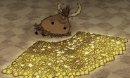 Another example of the Pig King having no limit to the amount of gold he can give.