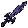 Inspired - Elegant Lightsbane A sword born of darkest pitch with blades of blackest shade. See ingame