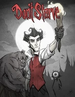 Wilson in a poster by Jeff Agala done in the style of Shank, another game by Klei Entertainment.