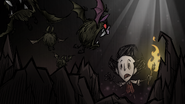 Batilisks on a promotional poster for Don't Starve Together.