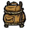 Spiffy Rucksack A rustic rucksack in a 'carrot orange' color. See ingame