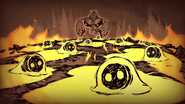 Lavae in the Don't Starve Together launch trailer.
