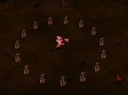 Green mushroom fairy ring maxwell.png (413キロバイト) Maxwell standing in a large Green Mushroom Fairy Ring.