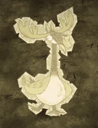 Um Galce/Ansa (Moose/Goose) Congelado.