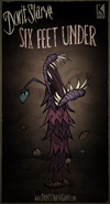 A poster from the Six Feet Under update featuring a Depths Worm.