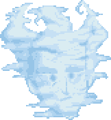 Wilson as cloud in Terraria
