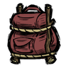 Spiffy Rucksack A rustic rucksack in a 'koalefant trunk red' color. See ingame