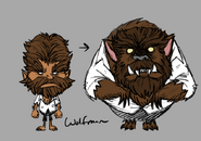 Woodie's wolfman skin (the first in a possible "Movie Monster" themed set of skins).