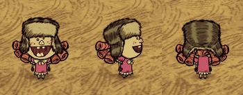 Wilba wearing a Cat Cap.