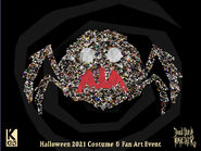 A composite image of a Spider made from submissions to the Klei Halloween 2021 event.