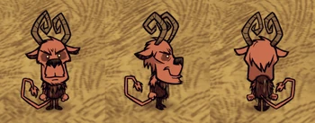 Wortox wearing Night Armor.