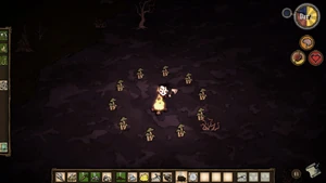 フェアリーリングの緑キノコバージョン