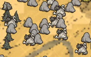 Hound Mounds on a map in Reign of Giants.