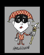 Wes' Harlequin skin concept art, it probably become the "Fool" skin now.