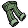 Classy Checkered Trousers These 'willful green' colored pants are perfect for playing checkers, or checking items off your to-do list. See ingame