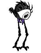 Animation of Tallbird laying egg.