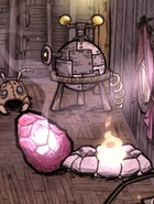 熱中症状態。赤くなり湯気が立っている