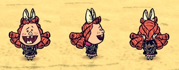 Wilba wearing a Tar Suit.