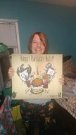 Holly Birthday picture.jpg (286 KB) In pictured with congratulations for one of the Klei employees (Holly)