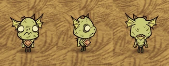 Wurt wearing a Life Giving Amulet.