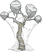 Textura de árvore encasulada média não utilizada.