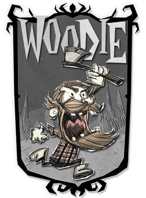 Вуди донт. Вуди don't Starve together. Вуди донт старв. Don't Starve together Woodie. Вуди из донт старв.