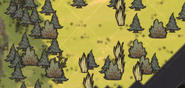 Berry Bush icons on a map.
