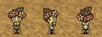 Warly wearing a Garland.