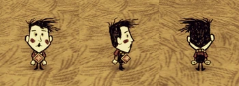 Wes wearing a Life Giving Amulet.