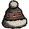 Black Winter Hat Icon