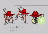 Concept art of Powder Monkey shown in Rhymes With Play stream.