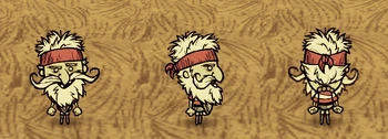 Woodlegs wearing a Chilled Amulet.