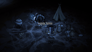 キャンプ地の罠