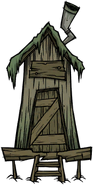 A Rundown House as seen in The Gorge event in Don't Starve Together.